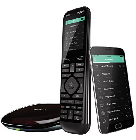 logitech harmony elite remote control and smart hub black